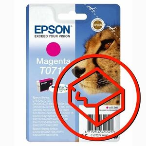 EPSON T0713 (C13T07134022) - originálna cartridge, purpurová, 5, 5ml vyobraziť