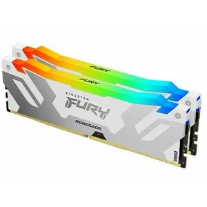 KINGSTON DIMM DDR5 32GB (Kit of 2) 6000MT/s CL32 FURY Renegade Biela RGB XMP vyobraziť