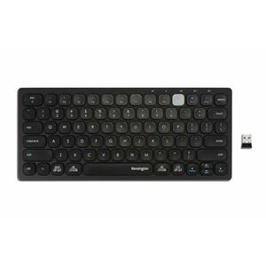 Kensington duálna kompaktná klávesnica pre viac zariadení/Bezdrôtová USB + Bluetooth/UK layout/Čierna vyobraziť