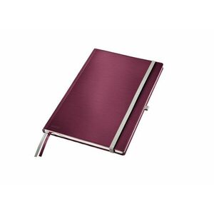 LEITZ Zápisník STYLE A4, tvrdé dosky, linajkový, granátovo červená vyobraziť