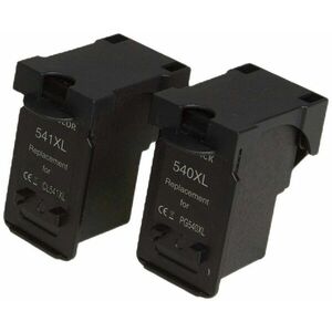 MultiPack CANON PG-540XL, CL-541XL - kompatibilná cartridge, čierna + farebná, 1x21ml/1x15ml vyobraziť