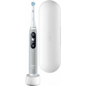 Oral-B iO Series 6 Grey Opal elektrická zubná kefka, magnetická, 5 režimov, tlakový senzor, AI, púzdro vyobraziť