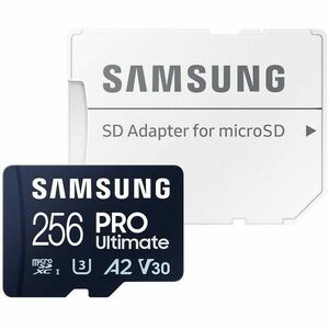 Samsung PRO Ultimate/micro SDXC/256GB/200MBps/UHS-I U3/Class 10/+ Adaptér/Modrá vyobraziť