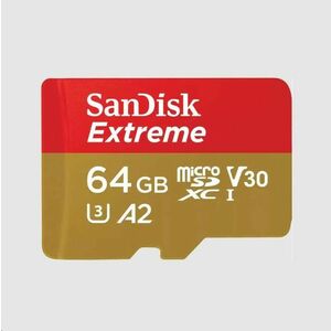 SanDisk Extreme SDXC 64GB 170MB/s V30 UHS-I U3 vyobraziť