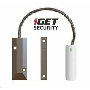 iGET SECURITY EP21 - Bezdrôtový magnetický senzor pre železné dvere/okná/vráta pre alarm iGET SECURITY M5 vyobraziť