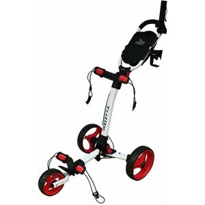 Axglo TriLite White/Red Manuálny golfový vozík vyobraziť