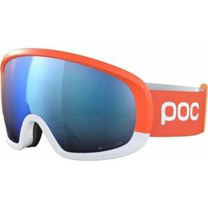 POC Fovea Race Zink Orange/Hydrogen White/Partly Sunny Blue Lyžiarske okuliare vyobraziť
