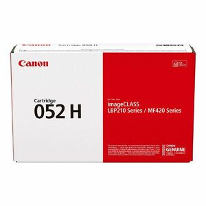 Canon originál toner 052 H BK, 2200C002, black, 9200str., high capacity vyobraziť