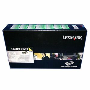 Lexmark originál toner X748H3YG, yellow, 10000str., high capacity vyobraziť