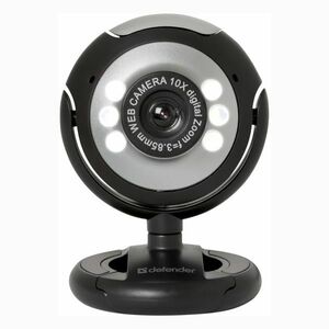 Defender Web kamera C-110, 0.3 Mpix, USB 2.0, čierno-šedá, pre notebook/LCD vyobraziť