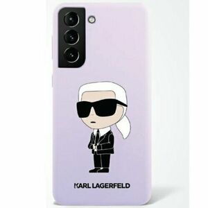 Puzdro Karl Lagerfeld Samsung Galaxy S23 Plus KLHCS23MSNIKBCU purple hardcase Silicone Ikonik vyobraziť