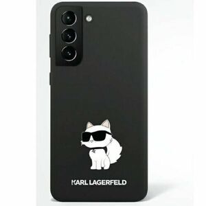 Puzdro Karl Lagerfeld Samsung Galaxy S23 Plus KLHCS23MSNCHBCK black hardcase Silicone Choupette vyobraziť