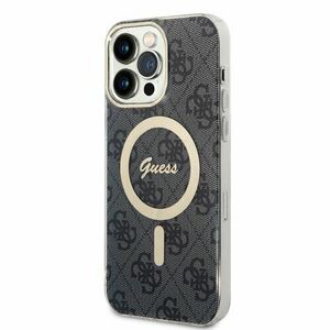 Guess IML 4G MagSafe Zadní Kryt pro iPhone 15 Pro Max Black vyobraziť