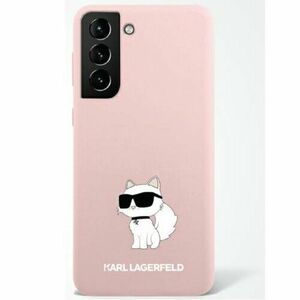 Puzdro Karl Lagerfeld Samsung Galaxy S23 Plus KLHCS23MSNCHBCP pink hardcase Silicone Choupette vyobraziť