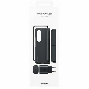 EF-OF93KKBE Samsung Kožený Flip Kryt + Pen + 25W Travel Adapter pro Galaxy Z Fold 4 Black vyobraziť