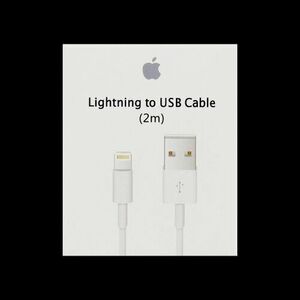 Dátový kábel iPhone 5 MD819 Lightning 2m Biely (EU Blister) vyobraziť