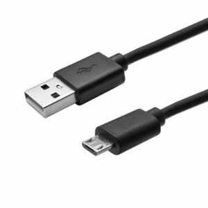 Micro USB kábel čierny 1m 2A vyobraziť