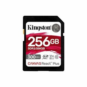 Kingston Canvas React Plus/SDHC/256GB/300MBps/UHS-II U3 / Class 10 vyobraziť