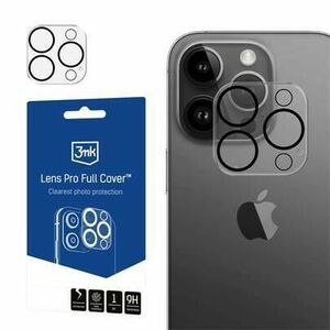 3mk ochrana kamery Lens Pro Full Cover pre Apple iPhone 15 Pro / iPhone 15 Pro Max vyobraziť