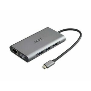 ACER 12v1 Type C dongle: 2 x USB3.2, 2 x USB2.0, 1 x SD/TF, 2 x HDMI, 1 x PD, 1 x DP, 1 x RJ45, 1 x 3.5 Audio vyobraziť