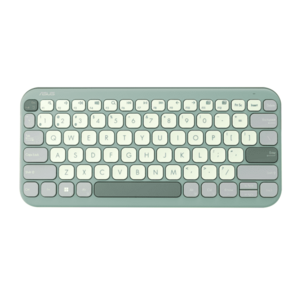 ASUS klávesnica KW100 Marshmallow - bezdrôtová/bluetooth/CZ/SK/zelená vyobraziť