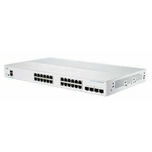 Cisco switch CBS350-24T-4G-EU (24xGbE, 4xSFP, fanless) vyobraziť