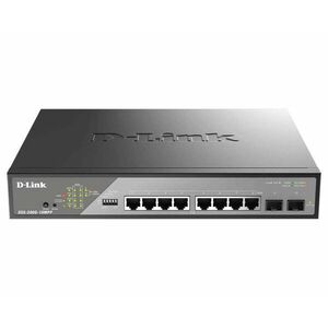 D-Link DSS-200G-10MPP/E 10-Port Gigabit Ethernet PoE++ Surveillance Switch vyobraziť