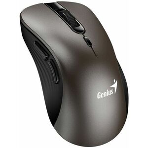 Genius Ergo 8100S Myš, bezdrôtová, ergonomická, optická, 1600DPI, 6 tlačidiel, USB, titánová vyobraziť