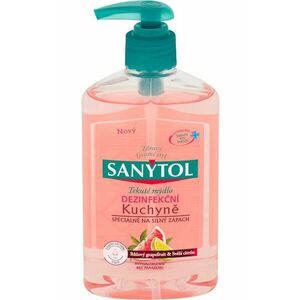Mydlo tekuté Sanytol dezinfekčná kuchyňa limetka a grapefruit 250ml vyobraziť