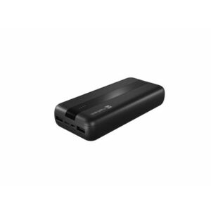 NATEC powerbanka TREVI 20000 mAh 2X USB-A +1X USB-C, čierna vyobraziť