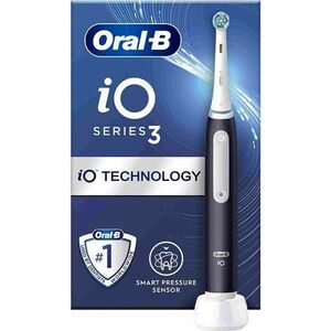 Oral-B iO Series 3 Matt Black elektrická zubná kefka, magnetická, 3 režimy, tlakový senzor vyobraziť