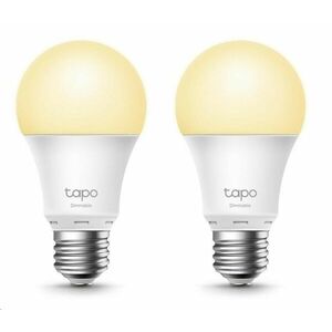 TP-Link Tapo L510E (2-pack) múdra WiFi stmievateľná LED žiarovka (biela, 2700K, 806lm, 2, 4GHz, E27) vyobraziť