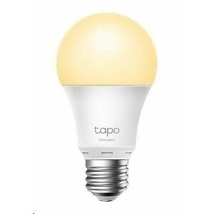 TP-Link Tapo L510E múdra WiFi stmievateľná LED žiarovka (biela, 2700K, 806lm, 2, 4GHz, E27) vyobraziť