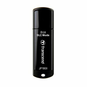 TRANSCEND Flash 8GB JetFlash JF180I, SLC, USB 3.0 (R: 155/W: 135 MB/s), wide-temp, čierna vyobraziť