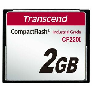 Transcend 2GB INDUSTRIAL TEMP CF220 CF CF (SLC) Fixed disk and UDMA5 vyobraziť