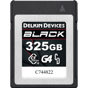 Delkin CFexpress Typ B BLACK R1800/W1450 (G4) 325GB vyobraziť