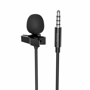 Hoco L14 Lavalier mikrofón 3.5mm mini jack, čierny vyobraziť
