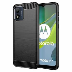 MG Carbon kryt na Motorola Moto E13, čierny vyobraziť