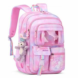 MG Rainbow Rabbit detský batoh, ružový vyobraziť