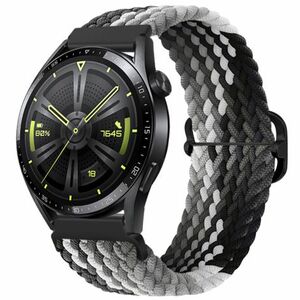 BStrap Elastic Nylon remienok na Huawei Watch 3 / 3 Pro, black vyobraziť