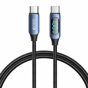 Tech-Protect Ultraboost LED kábel USB-C / USB-C PD 100W 5A 1m, modrý vyobraziť