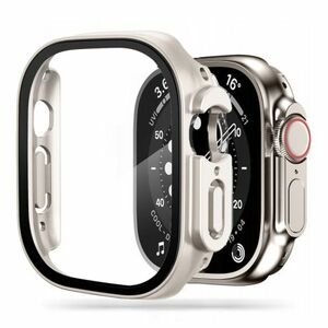 Tech-Protect Defense 360 puzdro so sklom na Apple Watch Ultra 49mm, titanium vyobraziť