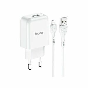 HOCO N2 Travel Charger USB Fast Charge + Lightning Cable 2AN2 Vigour White vyobraziť