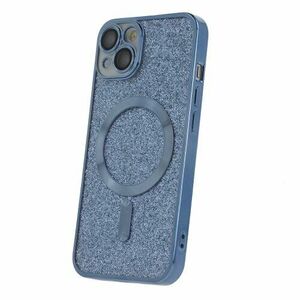 Glitter Chrome Mag case for iPhone 15 Plus 6, 7" blue vyobraziť