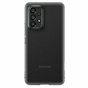 EF-QA536TBE Samsung Soft Clear Kryt pro Galaxy A53 5G Black vyobraziť