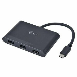 Adaptér i-tec USB-C/HDMI Travel PD/Data Čierny vyobraziť