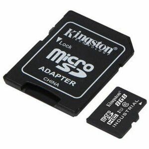 8GB microSDHC Kingston Industrial C10 A1 pSLC s adaptérem vyobraziť