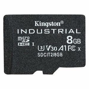 8GB microSDHC Kingston Industrial C10 A1 pSLC bez adaptéru vyobraziť