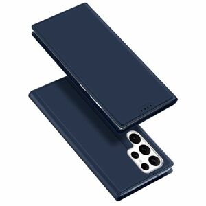 Dux Ducis Skin Pro knižkové kožené puzdro na Samsung Galaxy S23 Ultra, modré vyobraziť