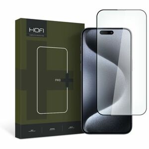 HOFI Glass Pro Full Screen ochranné sklo na iPhone 15 Pro Max, čierne vyobraziť